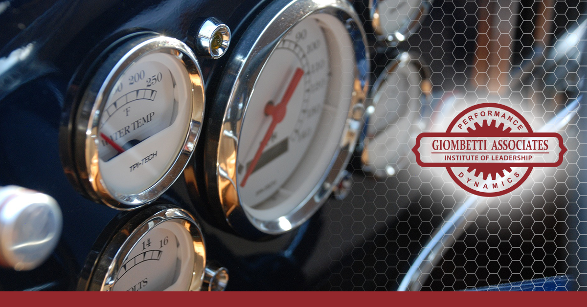 car gauges in a classic car
